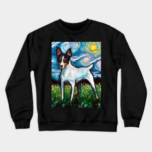 Toy Fox Terrier Night Crewneck Sweatshirt